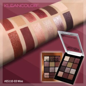 PALETA DE SOMBRAS KLEANCOLOR GIVE EM SHADE 03- WINE