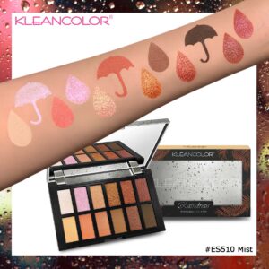 PALETA DE SOMBRAS KLEANCOLOR GOTAS DE LLUVIA  0510- MIST