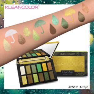 PALETA DE SOMBRAS KLEANCOLOR GOTAS DE LLUVIA  0511- ARROYO