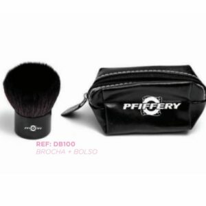BROCHA DE MAQUILLAJE CON ESTUCHE PARA POLVO PFIFFERY