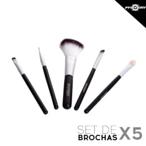 SET DE 5 BROCHAS DE MAQUILLAJE PFIFFERY