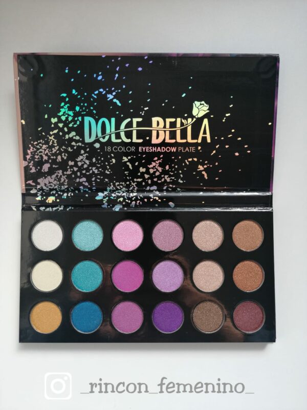 PALETA DE SOMBRAS X 18 DOLCE BELLA - Imagen 2