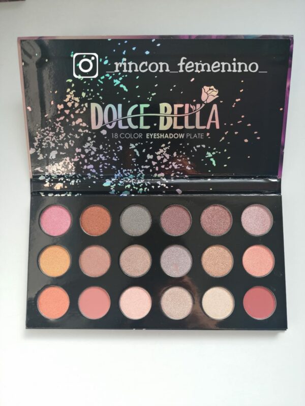 PALETA DE SOMBRAS X 18 DOLCE BELLA - Imagen 3