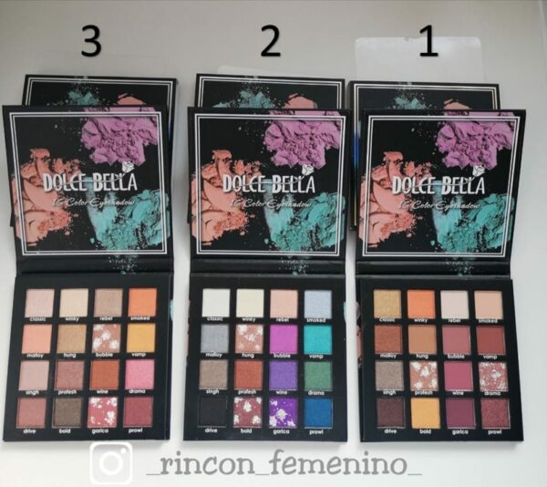 PALETA DE SOMBRAS X 16 DOLCE BELLA