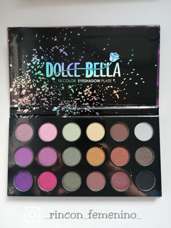 PALETA DE SOMBRAS X 18 DOLCE BELLA