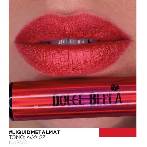 LABIAL MATTE METALIZADO DOLCE BELLA - Imagen 5