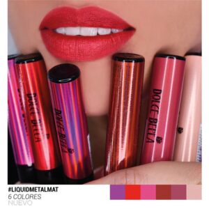 LABIAL MATTE METALIZADO DOLCE BELLA