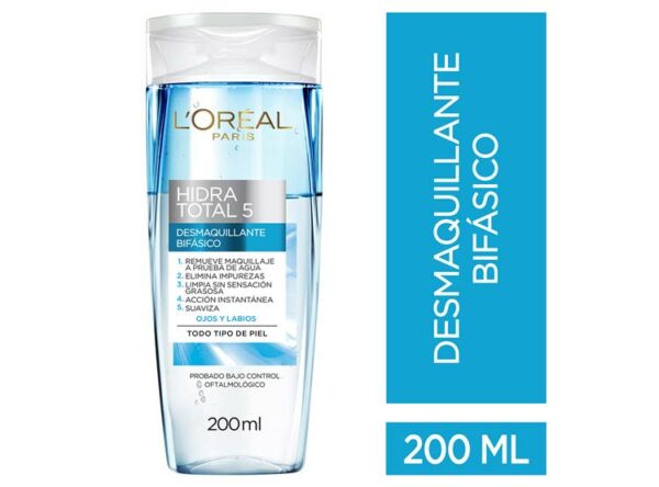 DESMAQUILLANTE BIFASICO LOREAL 200 ML