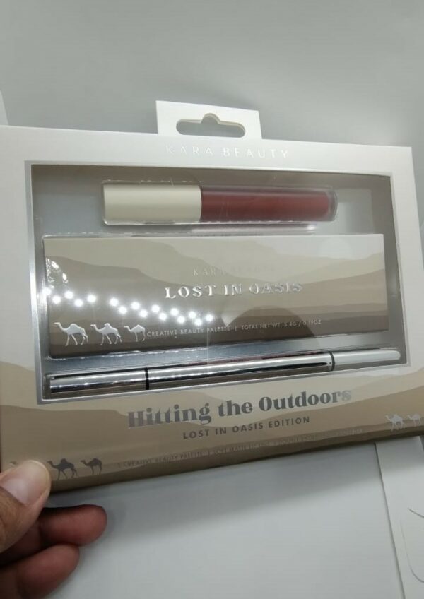 Kara Beauty - Lost In Oasis (PALETA DE Sombra + Delineador Doble Punta + Labial TINTE)