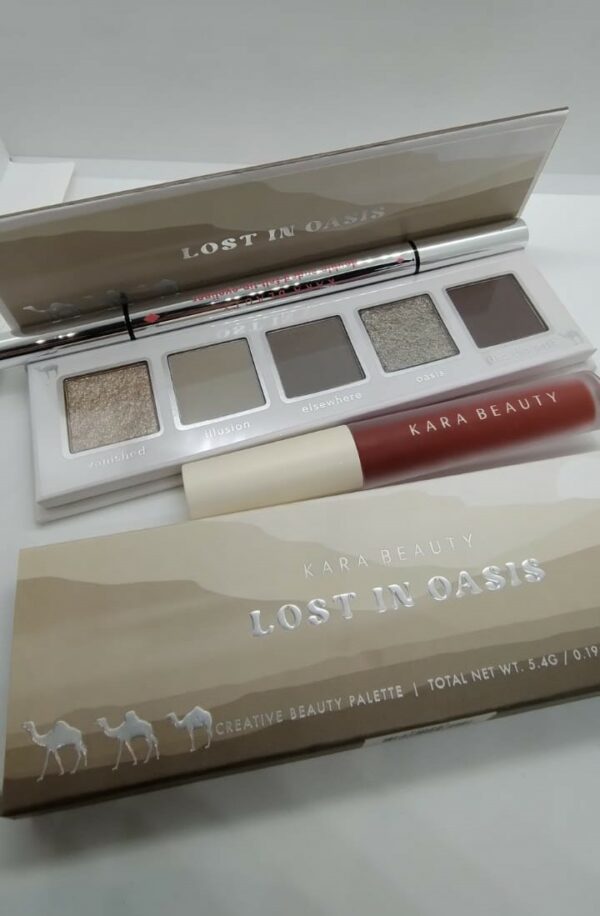Kara Beauty - Lost In Oasis (PALETA DE Sombra + Delineador Doble Punta + Labial TINTE) - Imagen 7