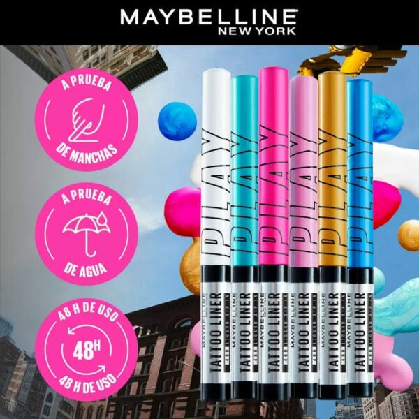 TATTOO PLAY DELINEADOR DE OJOS MAYBELLINE - Imagen 3