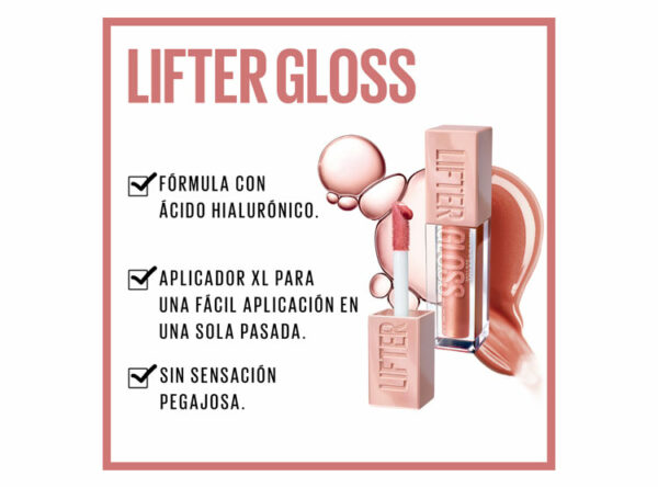 BRILLO LABIAL MAYBELLINE LIP LIFTER GLOSS TOPAZ 4.8GR - Imagen 2