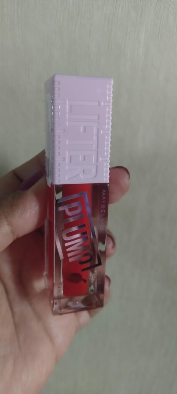 BRILLO LABIAL MAYBELLINE LIFTER PLUMP 5.4 ML TONO 04 RED FLAG - Imagen 3