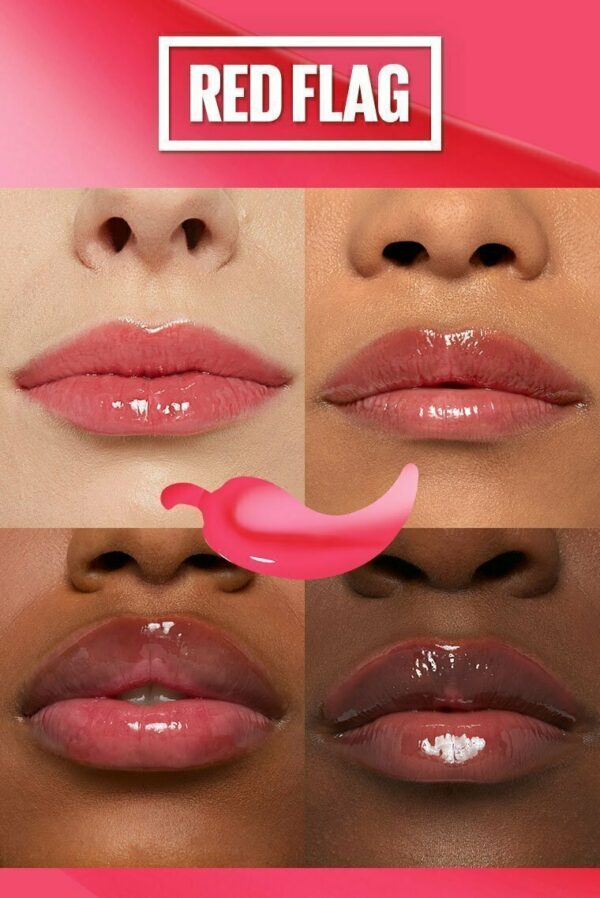 BRILLO LABIAL MAYBELLINE LIFTER PLUMP 5.4 ML TONO 04 RED FLAG - Imagen 2